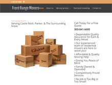 Tablet Screenshot of frontrangemoversco.com